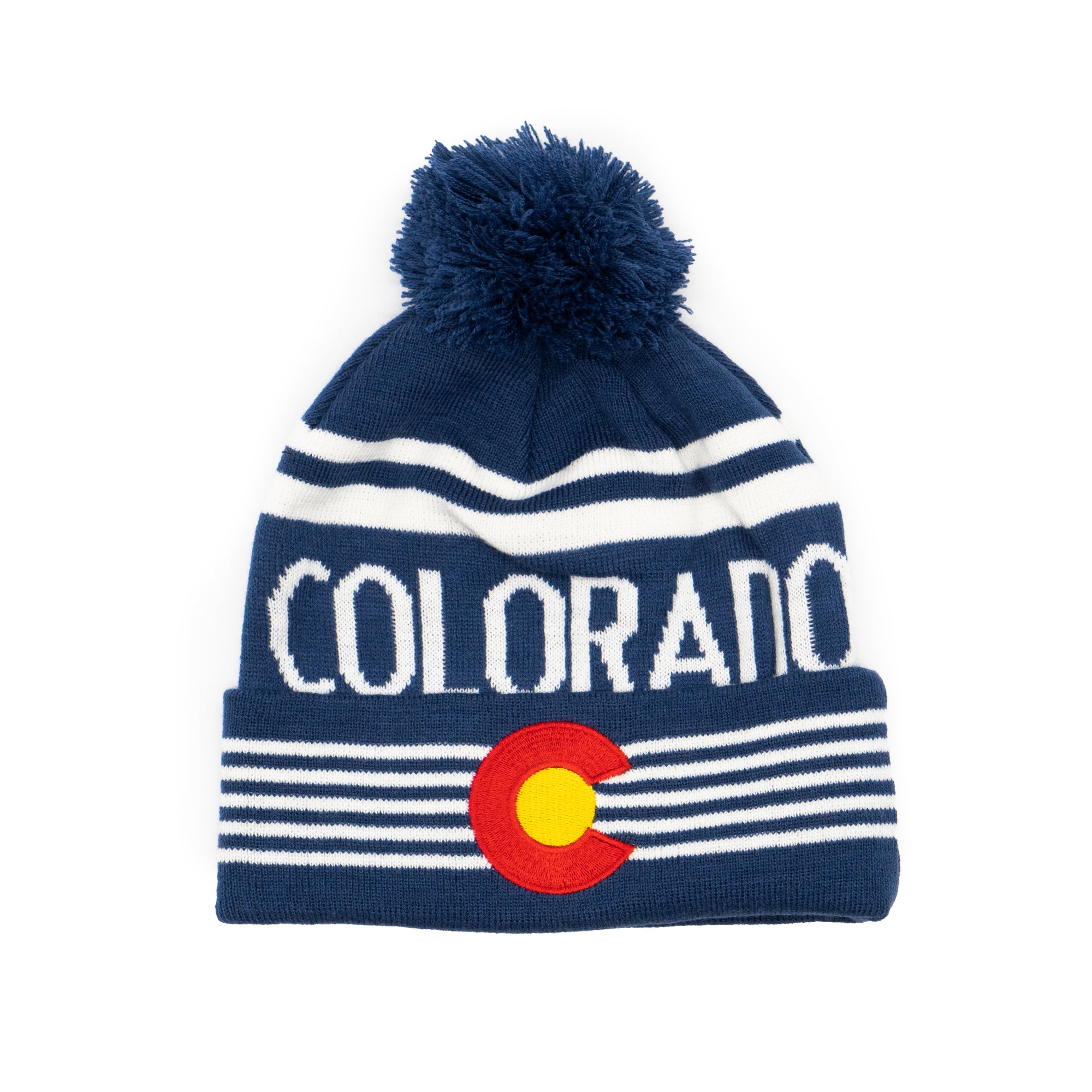 Corker Woven Pom Pom Beanie