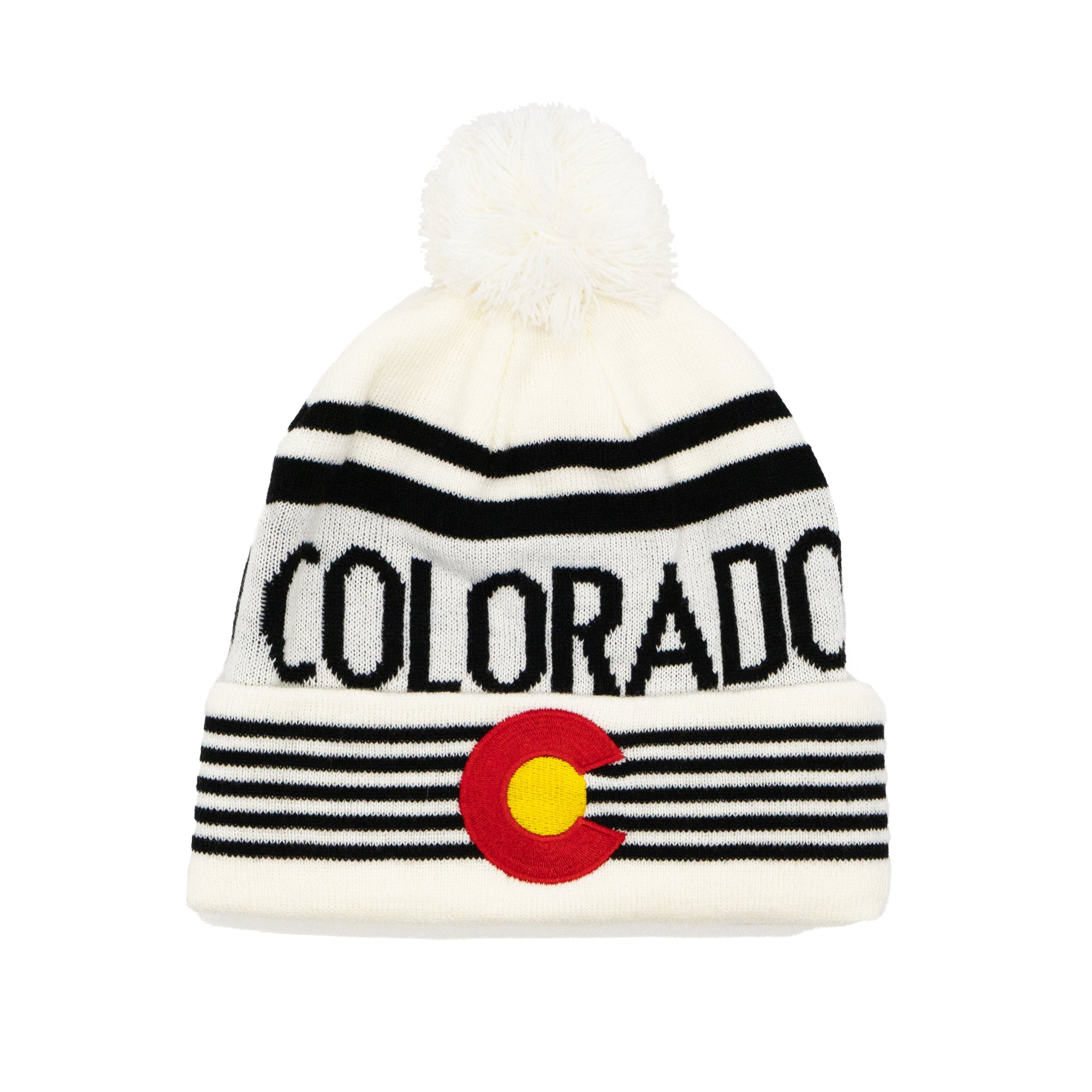 Corker Woven Pom Pom Beanie