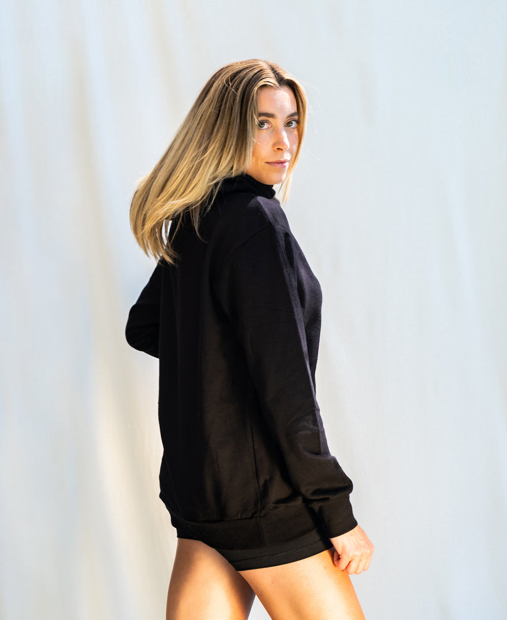 Kaya Heavyweight Cowl Neck Hoodie