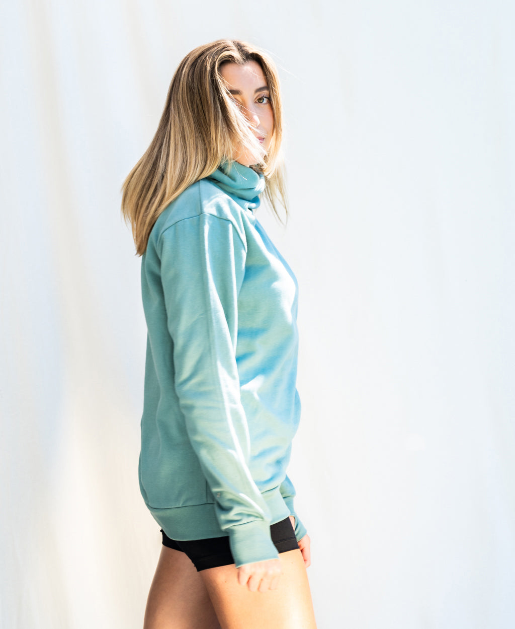 Kaya Heavyweight Cowl Neck Hoodie